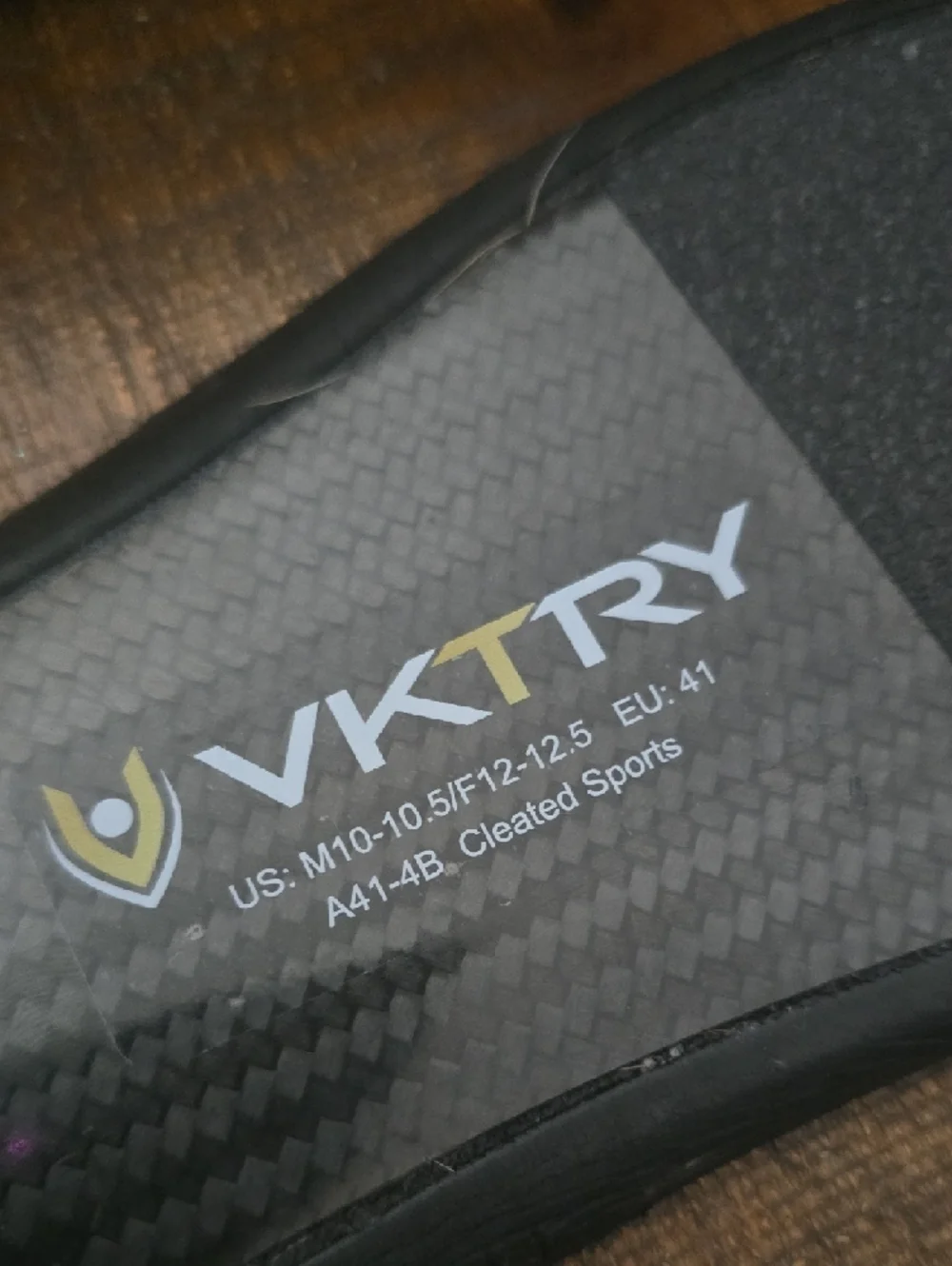 VKTRY Men’s Black Performance Insoles - Low-Profile Support - Picture 9 of 9